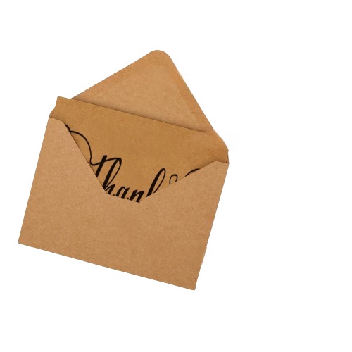 Tarjeta regalo con sobre