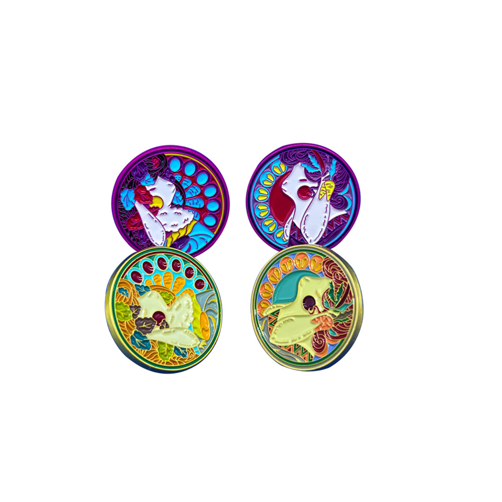 Broche avec aimant fort