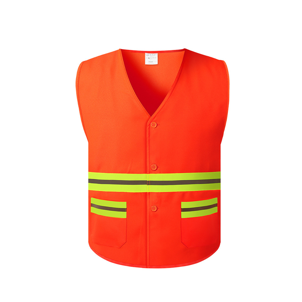 Work Vest With Hi-vis Stripes