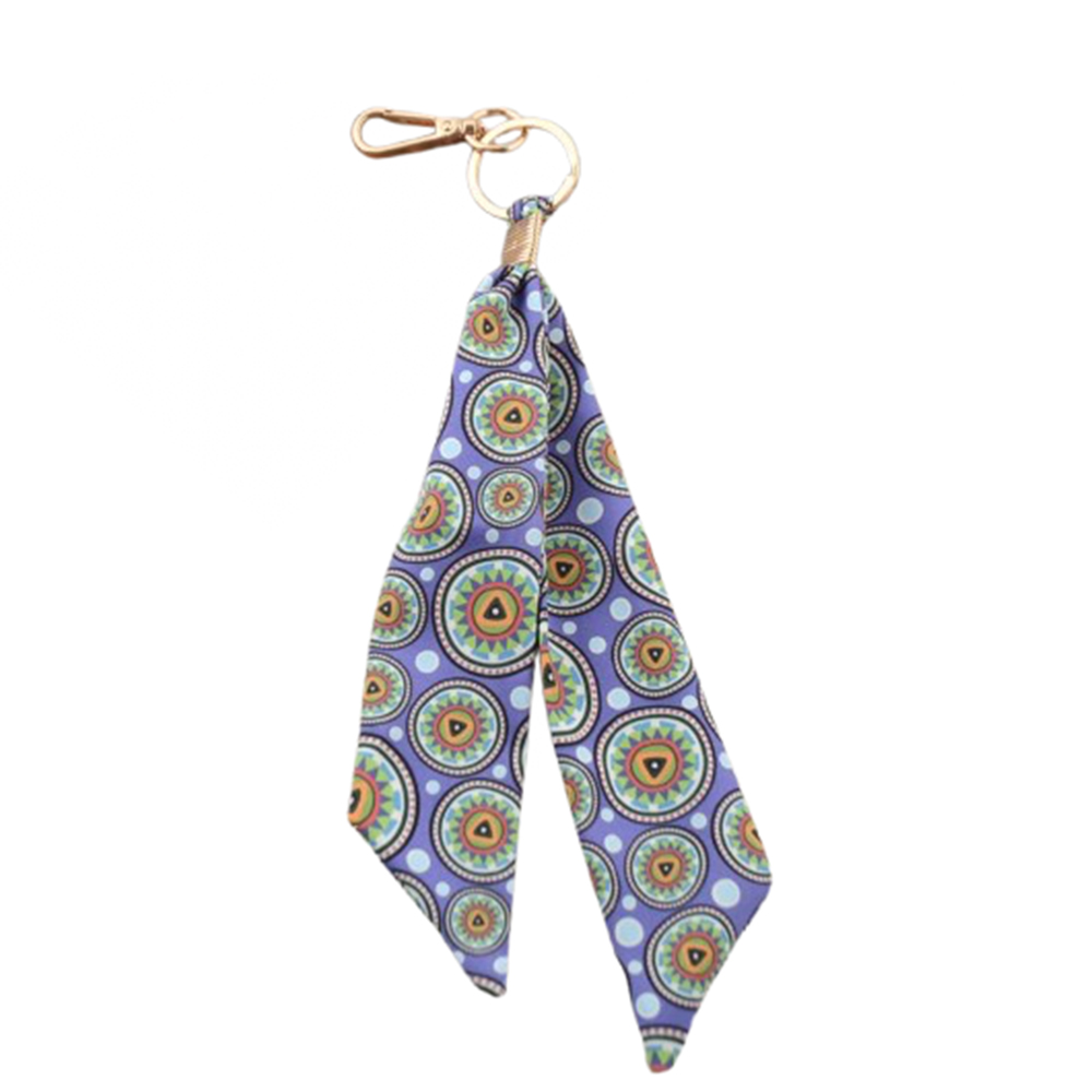 Polyester Fabric-printed Keychain
