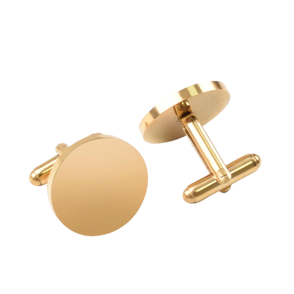 Boutons de manchette en acier inoxydable