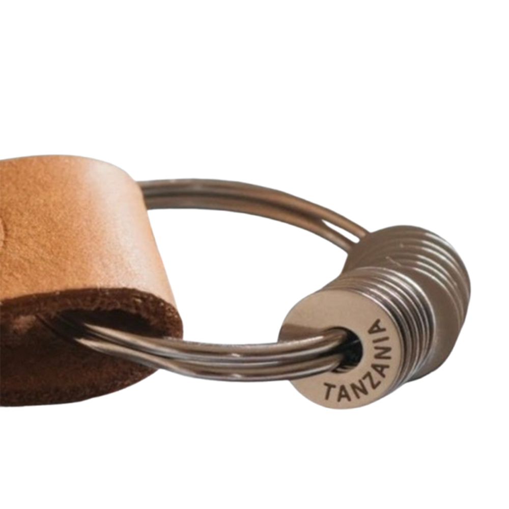 Little Metal Disc With Key Ring