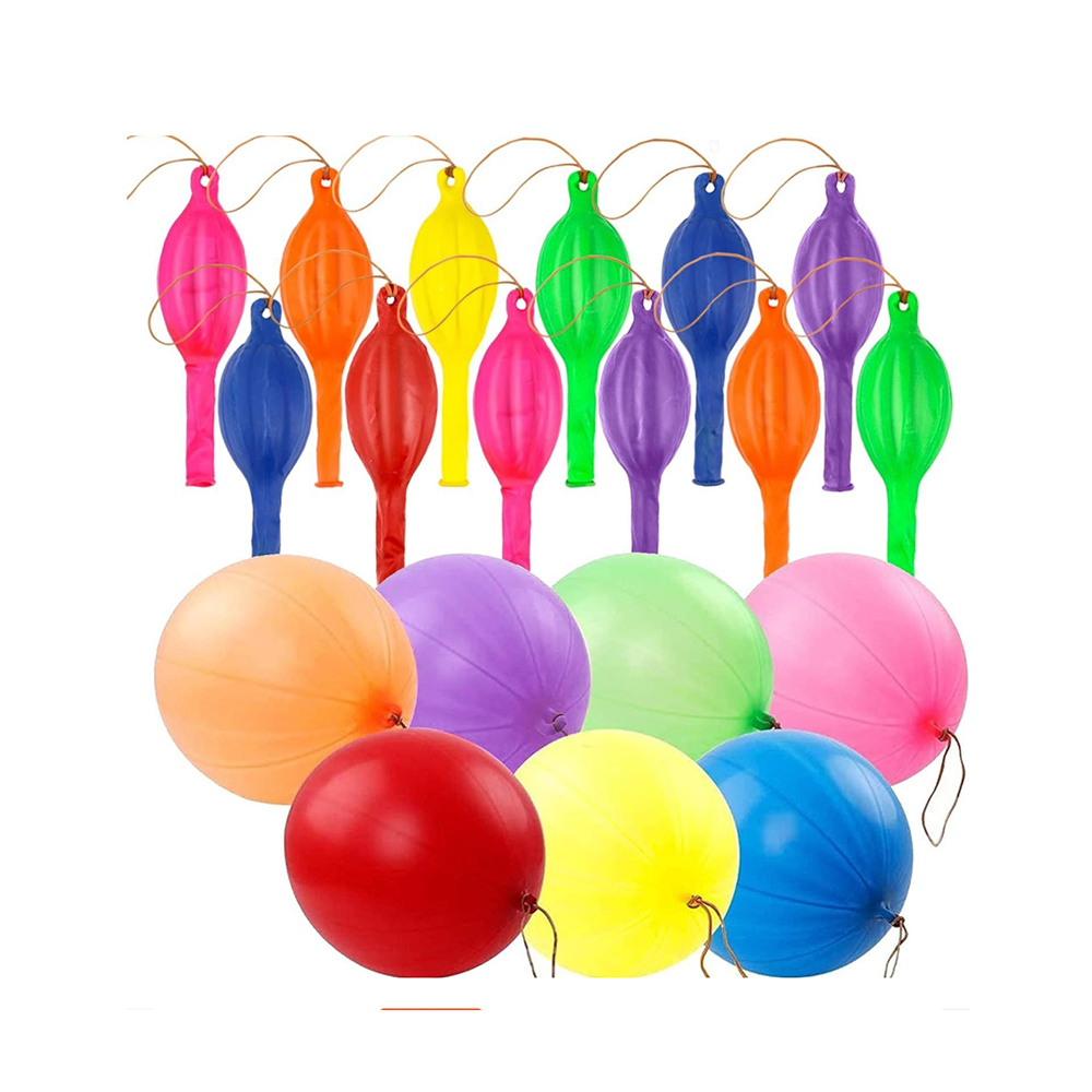 Globo de cierre de mano inflable con pulsera elástica