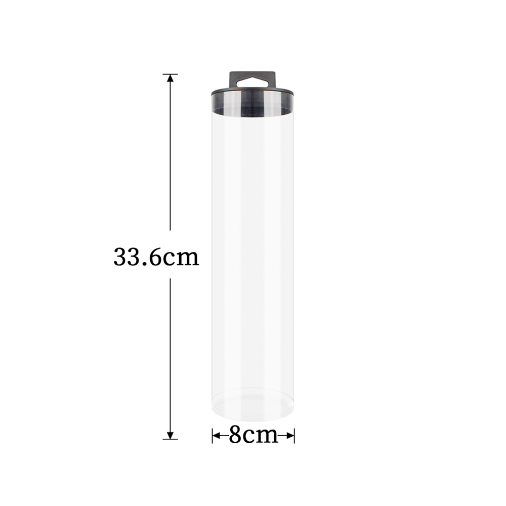Tube d'emballage de balle de tennis ps transparent