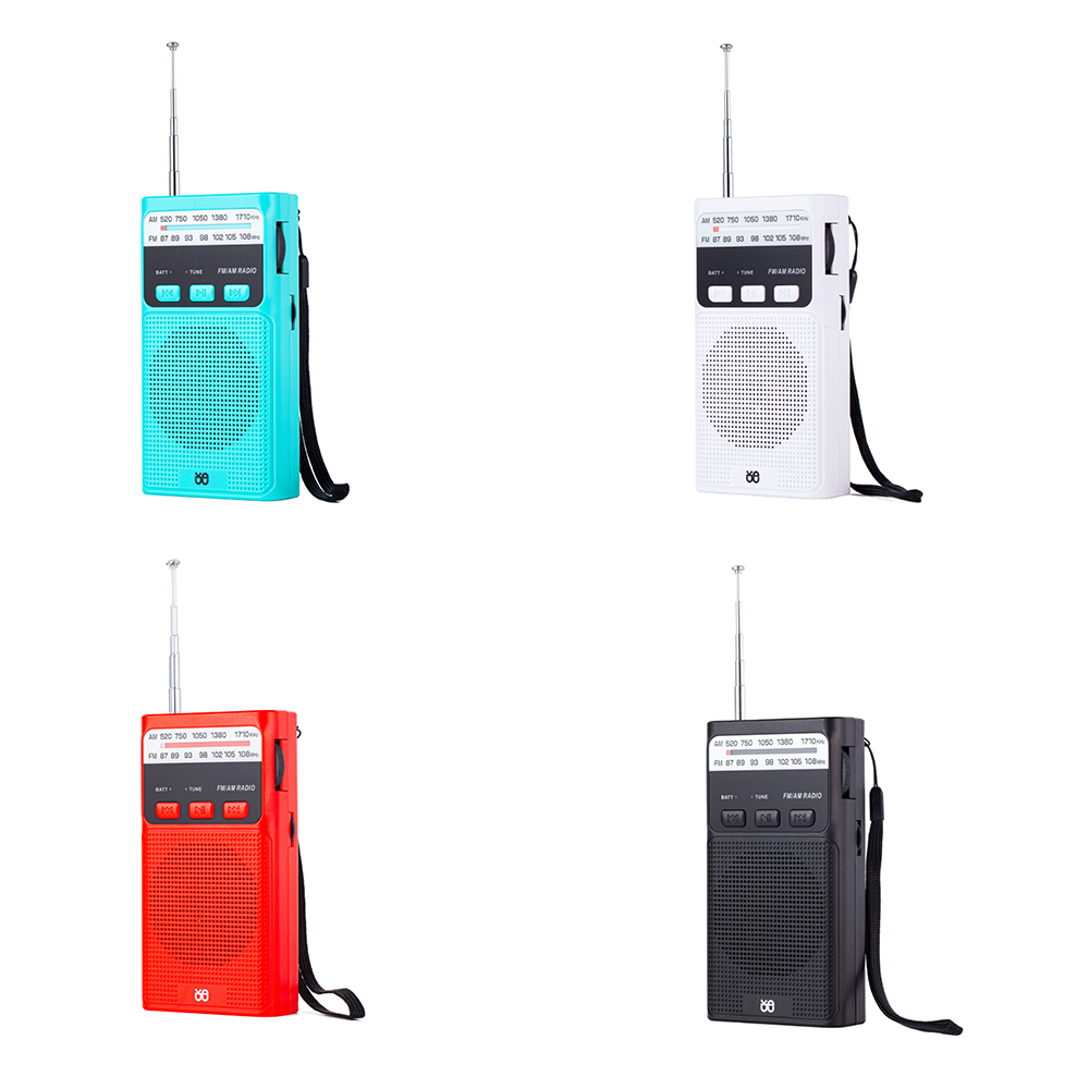 Radio rechargeable portable avec lampe de poche intégrée led