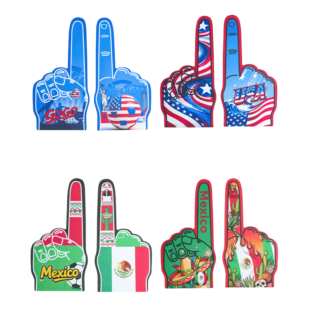 Mundial taza de espuma guantes de espuma