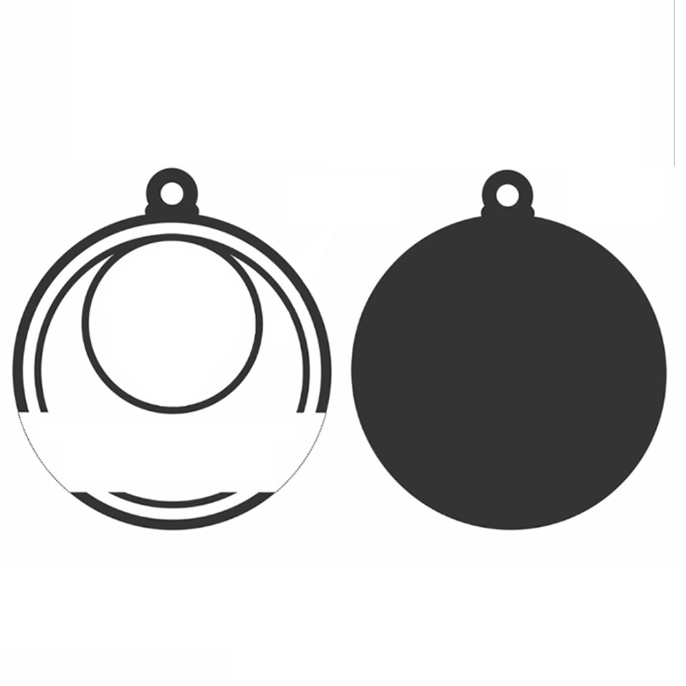 Médaille de 2,5 pouces en métal