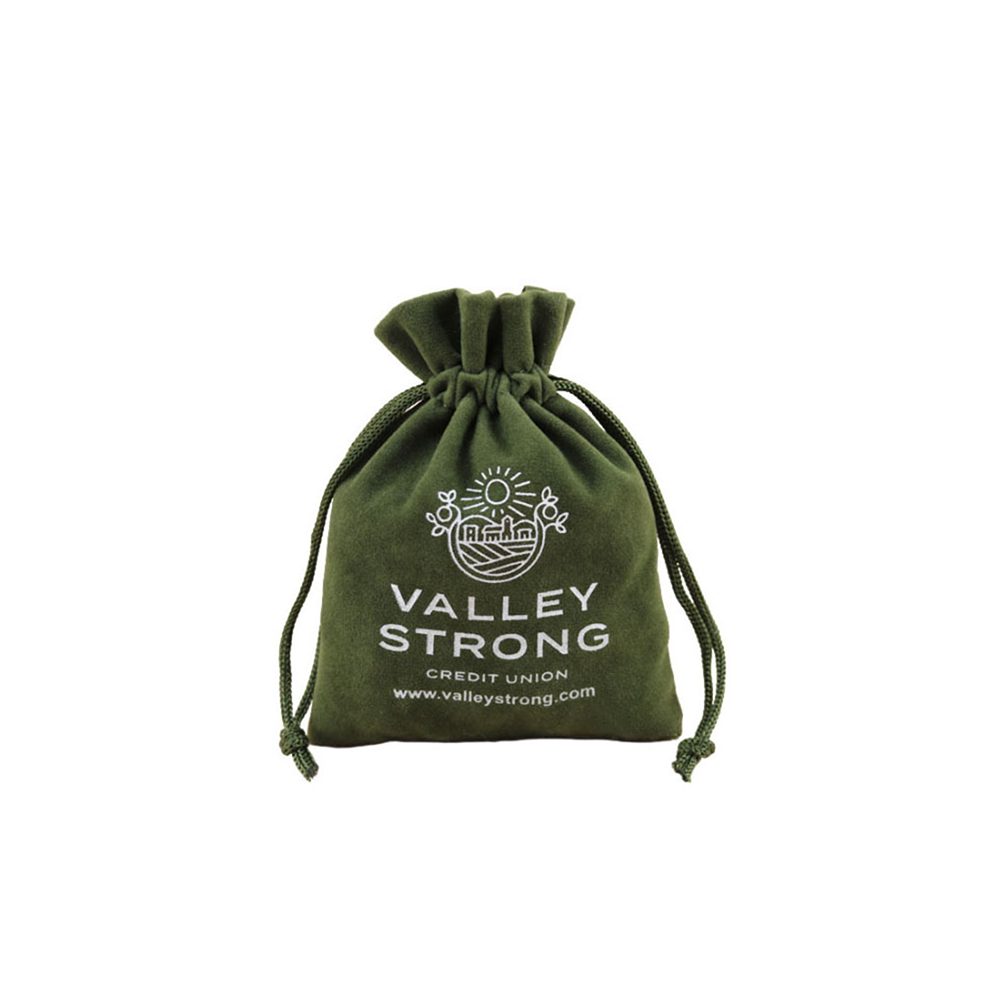 6 Inch X 6 Inch Velvet Drawstring Pouch