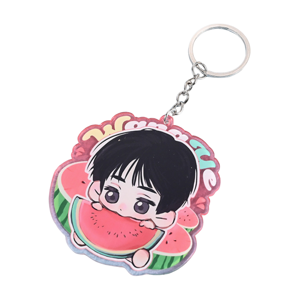 Acrylic Keychain With Ring