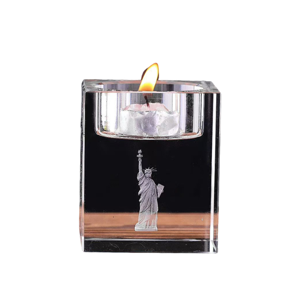 Crystal Candlestick Holder