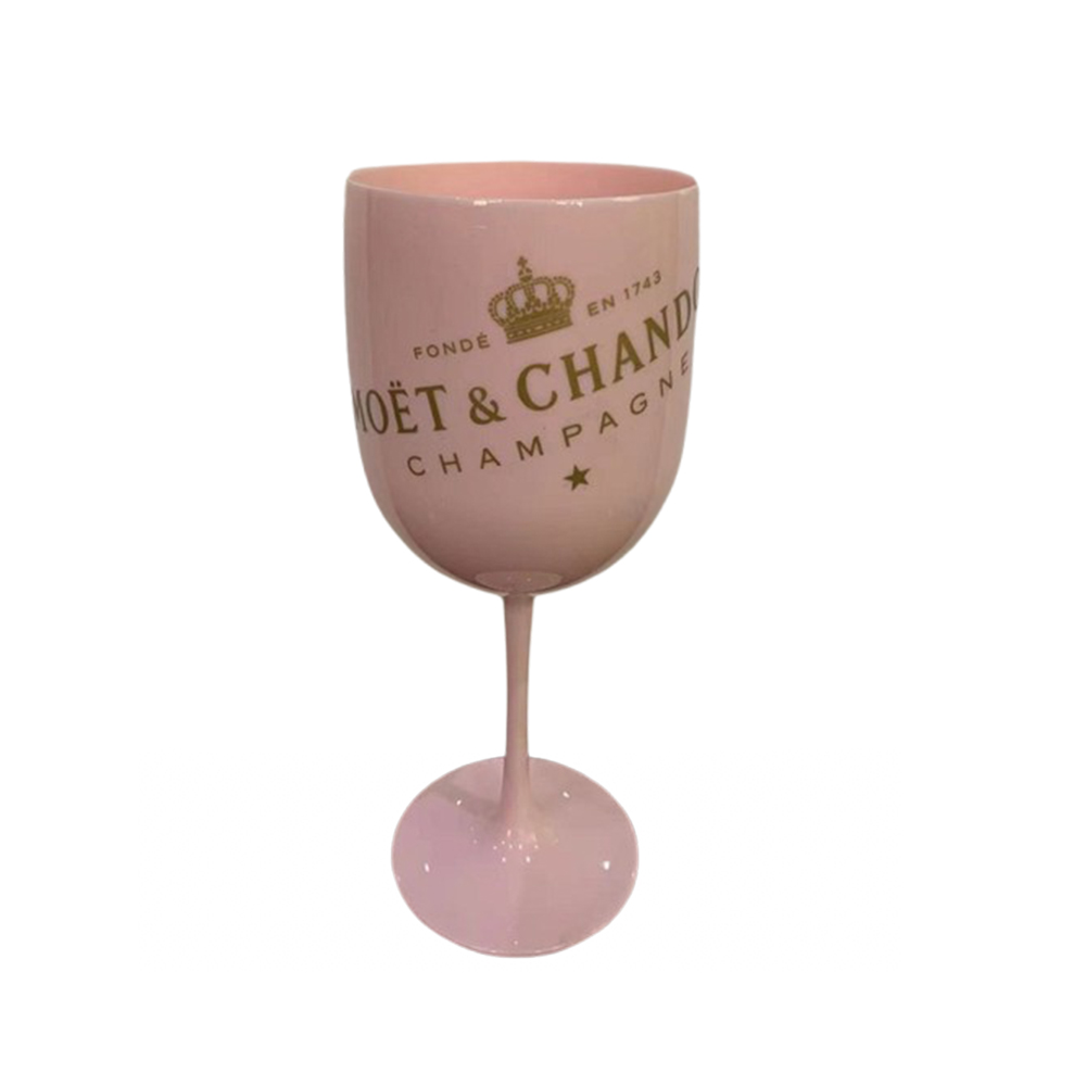 16 oz verre de vin à tige en plastique