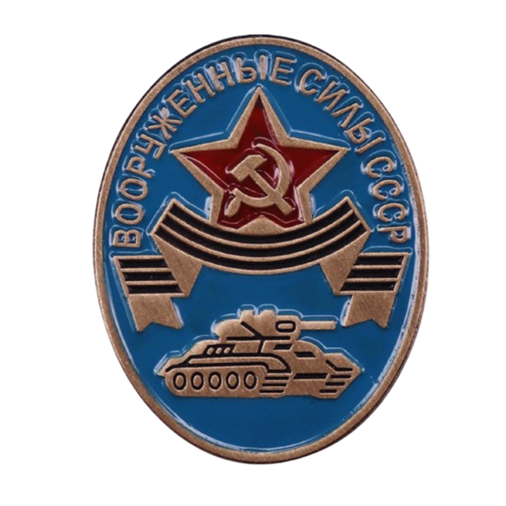 Badge d'épingle métallique