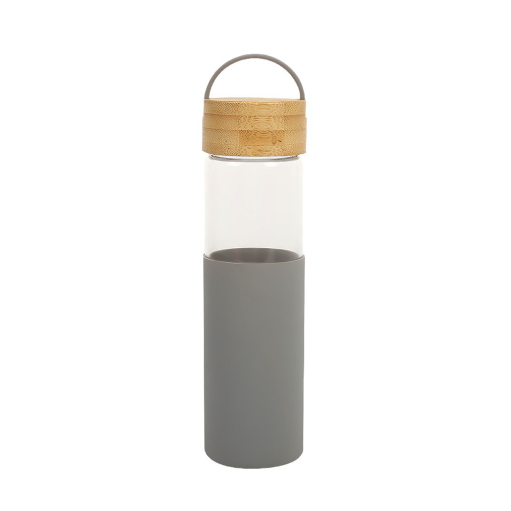 Silicone Glass Portable Handheld Water Cup