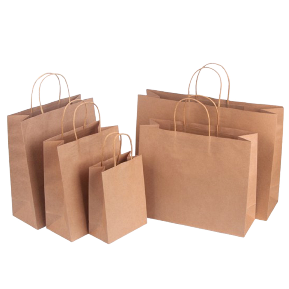 Large Kraft Paper Shopping Bag
