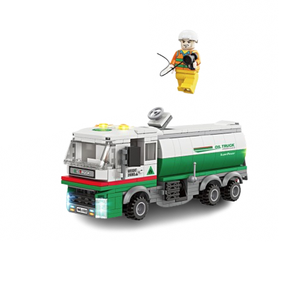 Lego Toy Oil Tanker Truck