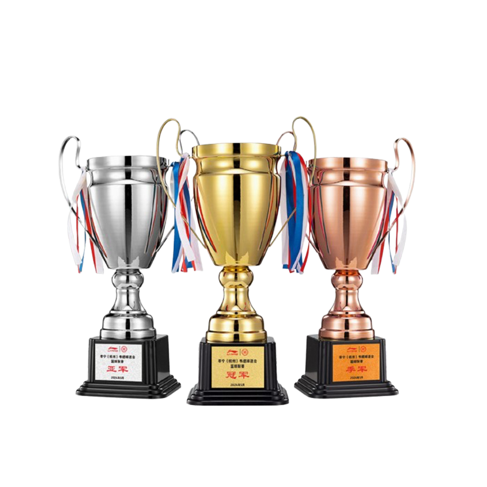 Galardón de trofeo de metal
