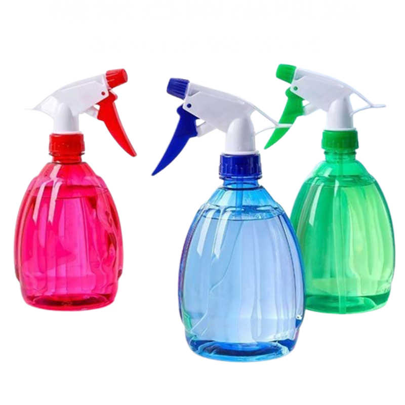 Botella de spray de plástico transparente de 500 ml