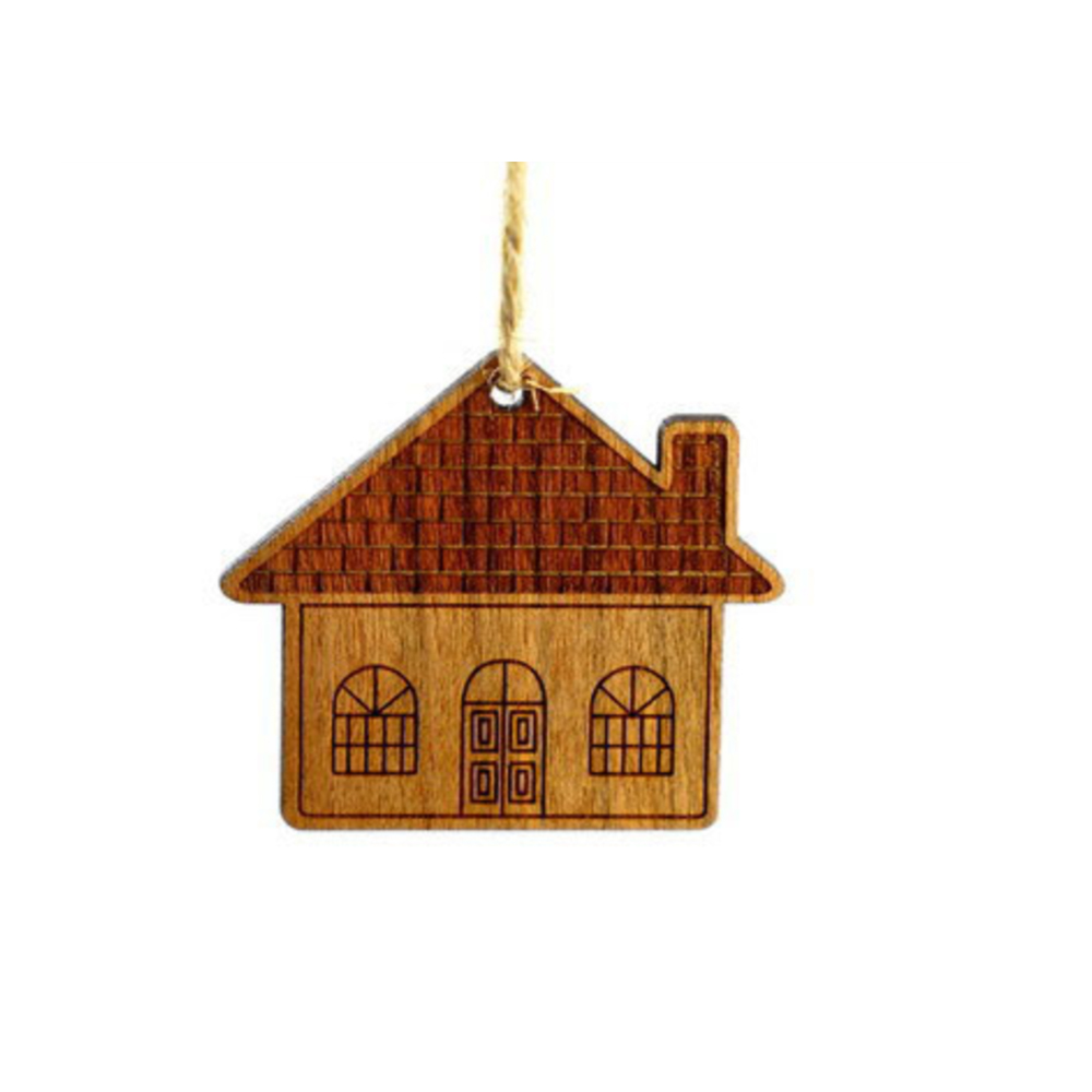Étiquette en bois