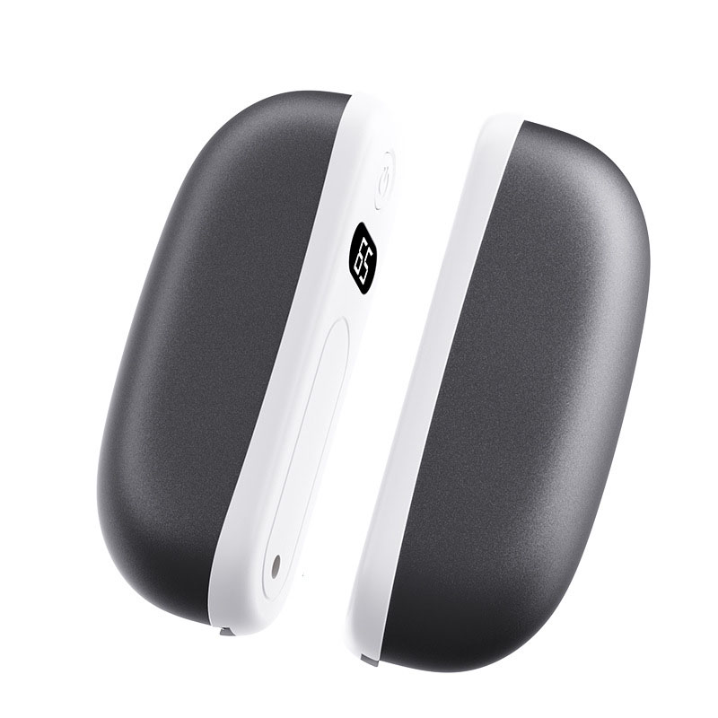Chauffe-main rechargeable 2-en-1 avec affichage numérique