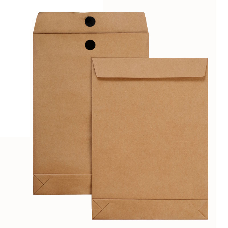 Enveloppe en papier kraft réutilisable