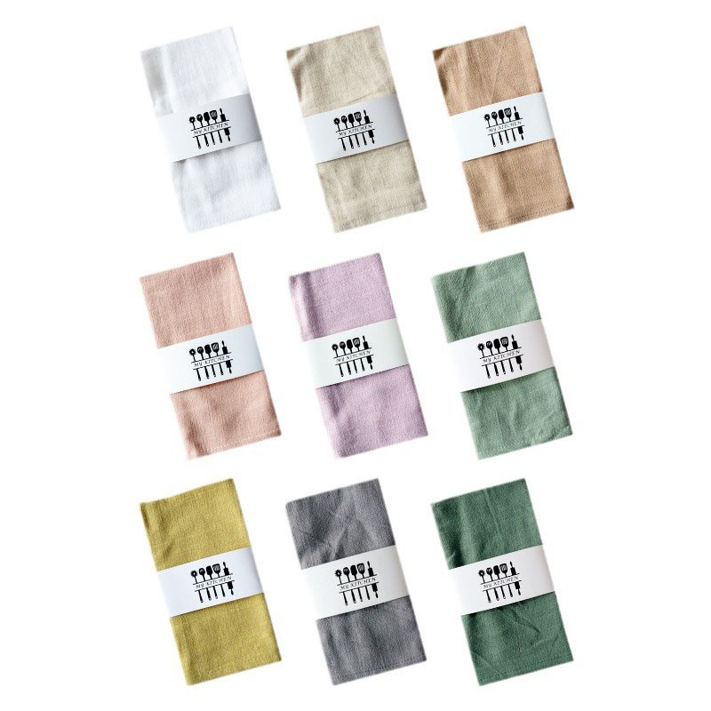 Serviette en lin de coton