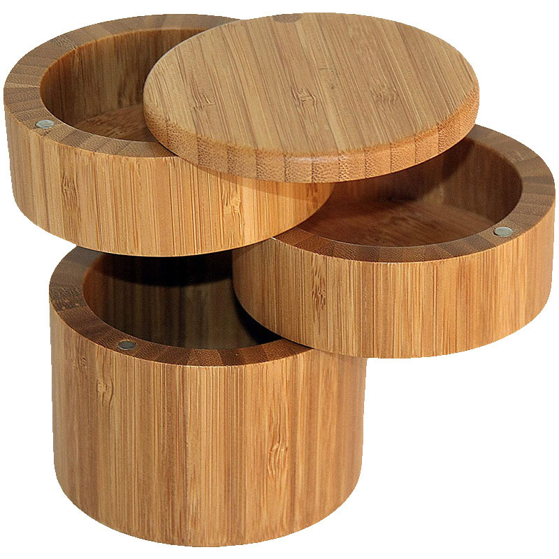 Set de 3 piezas de madera apilada