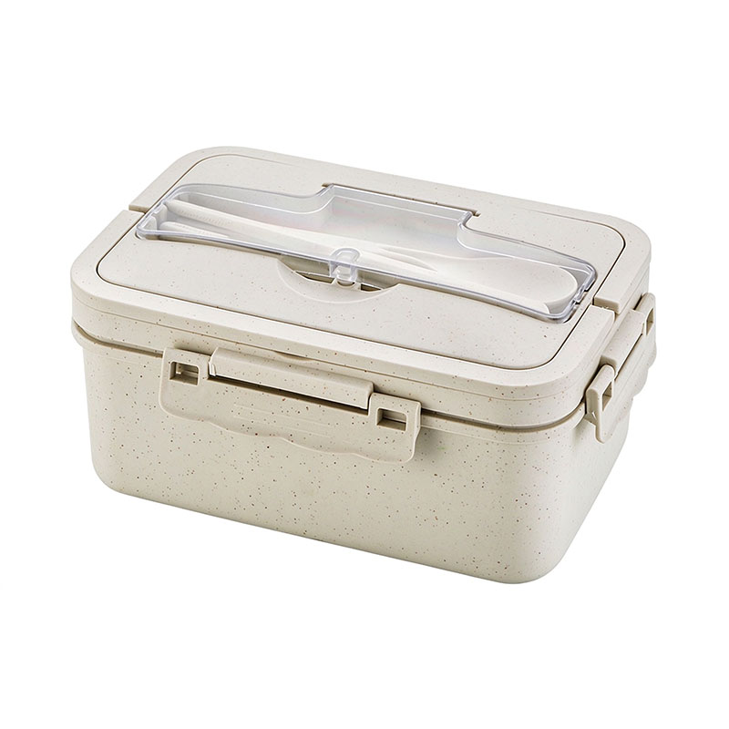 Portable Wheat Straw Lunch Box view 2