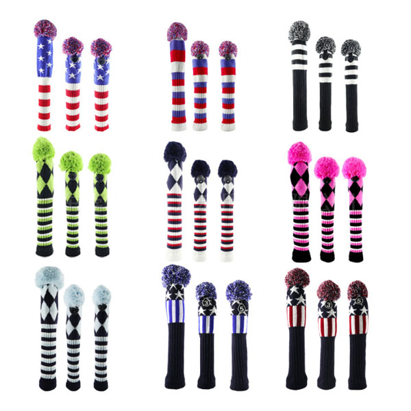 Golf Head Covers 3 Piece Set
