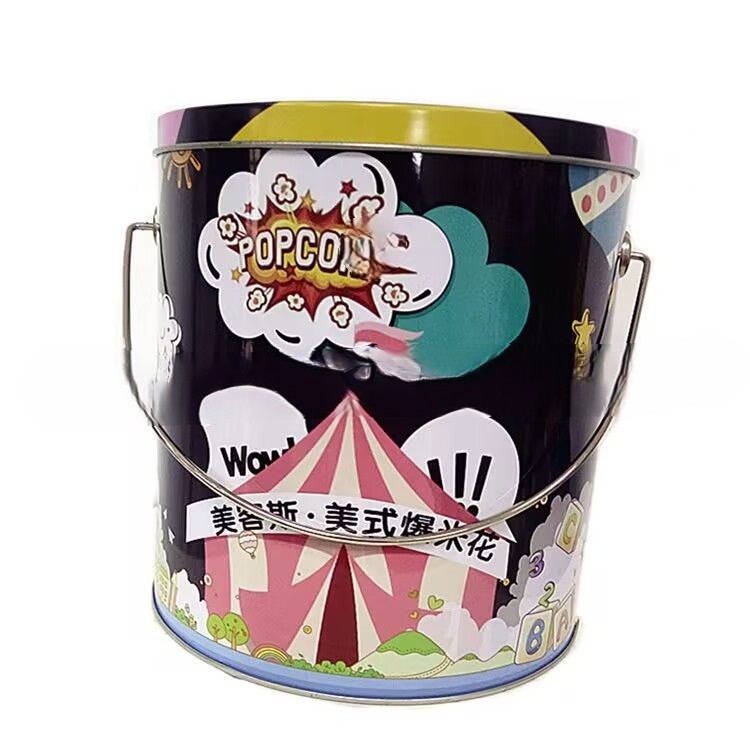 1 gallon boîte cadeau avec popcorn caramel