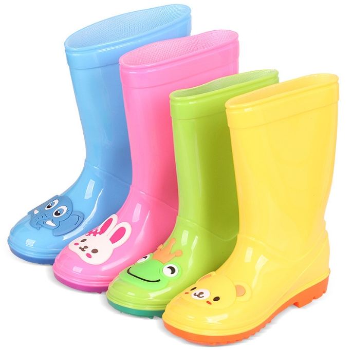 Zapatos de lluvia de dibujos animados