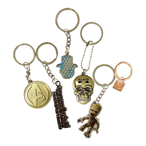 Custom-shaped Metal Key Chain
