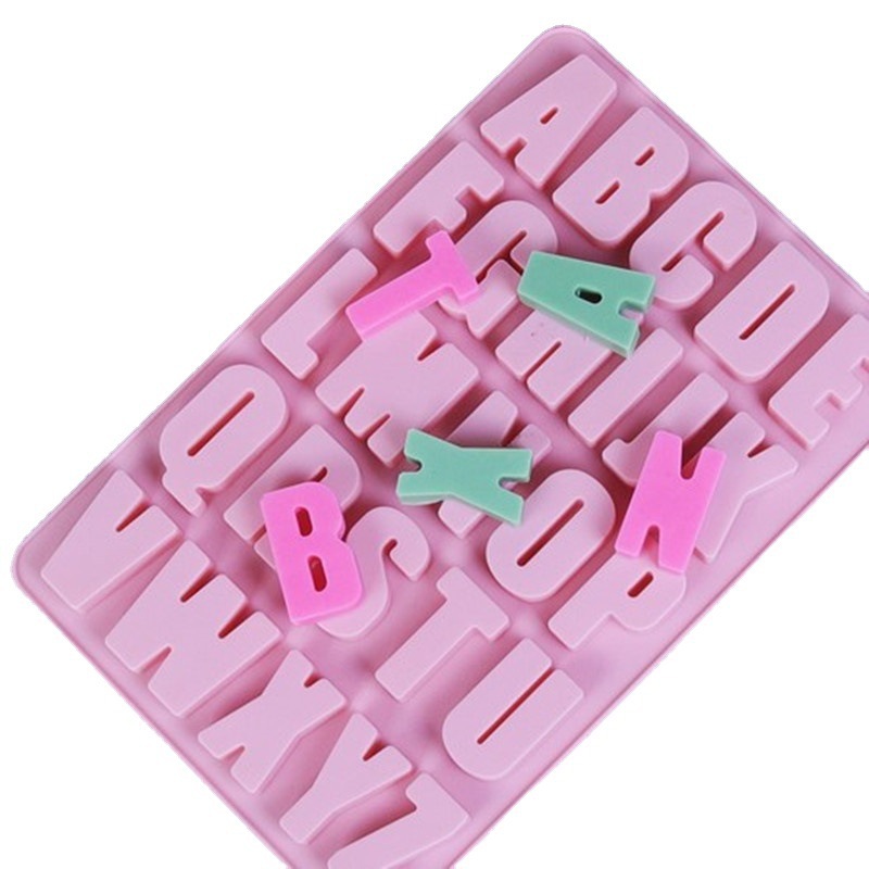 Letras silicona hielo lattice