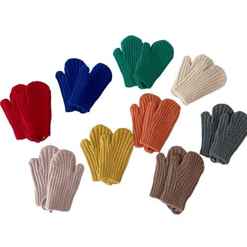 Kid Knit Mitten Gloves
