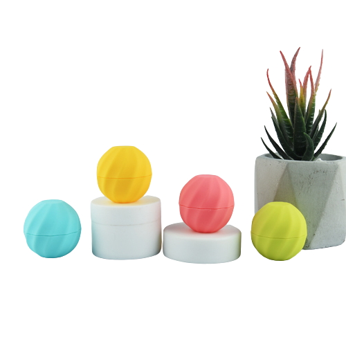 Empty Lip Balm Sphere Container