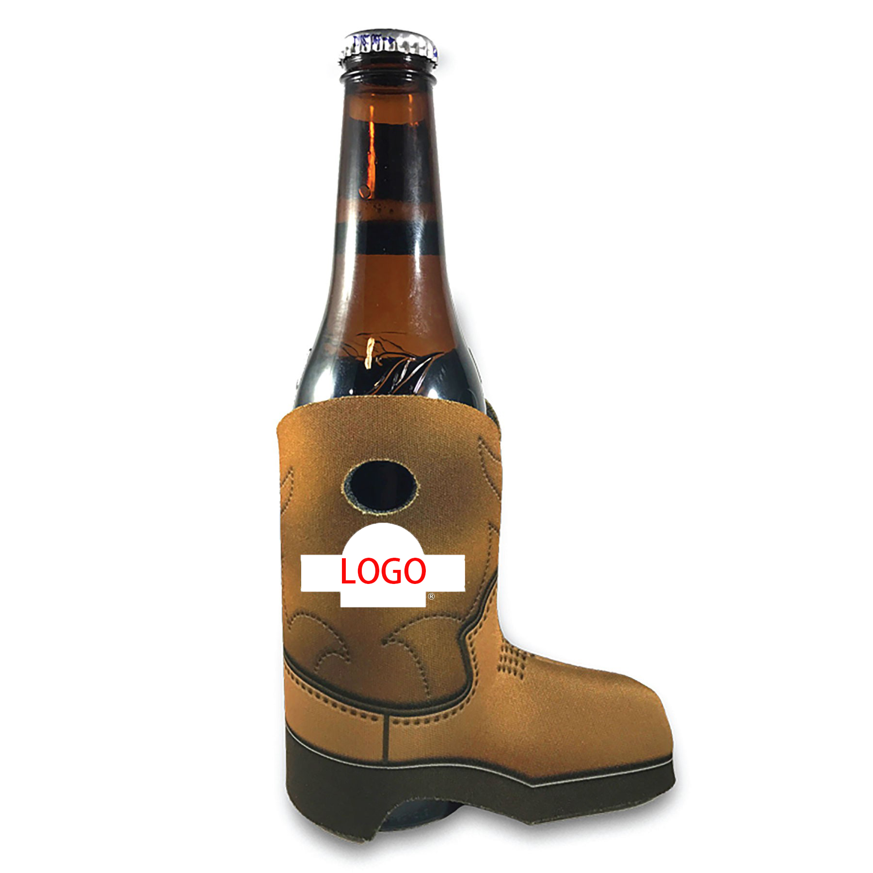 Cowboy boot forme néoprène bouteille refroidisseur
