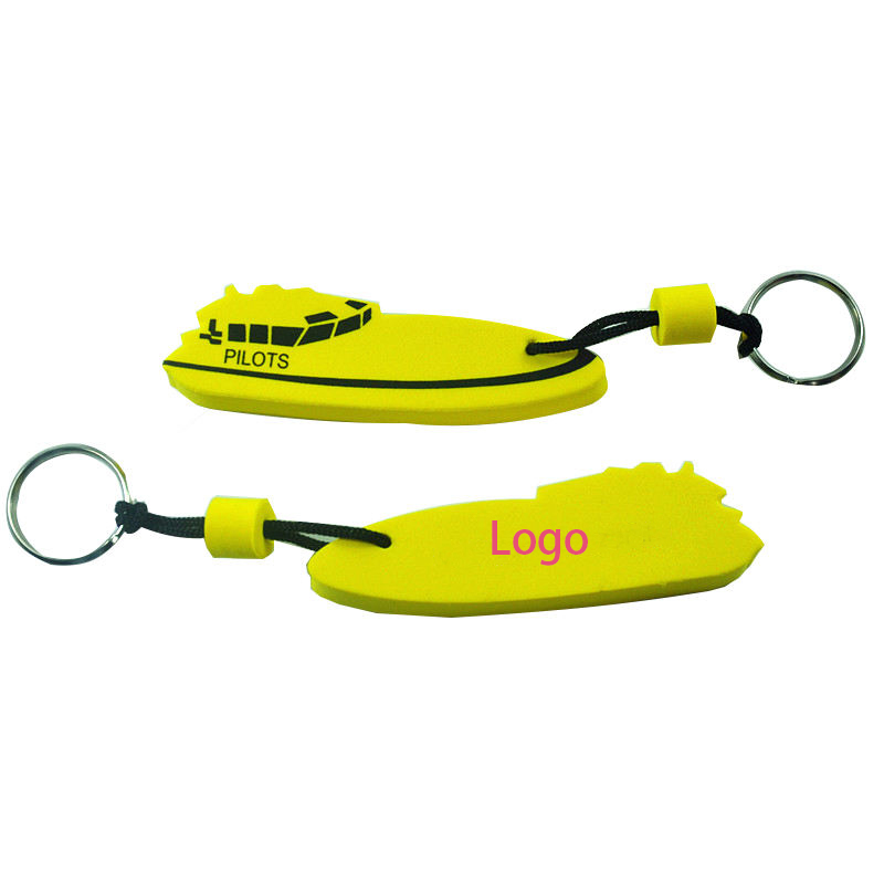 Boat Shaped Floating Keychain