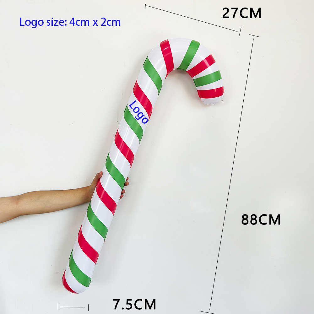 Inflatable Candy Cane For Christmas view 2