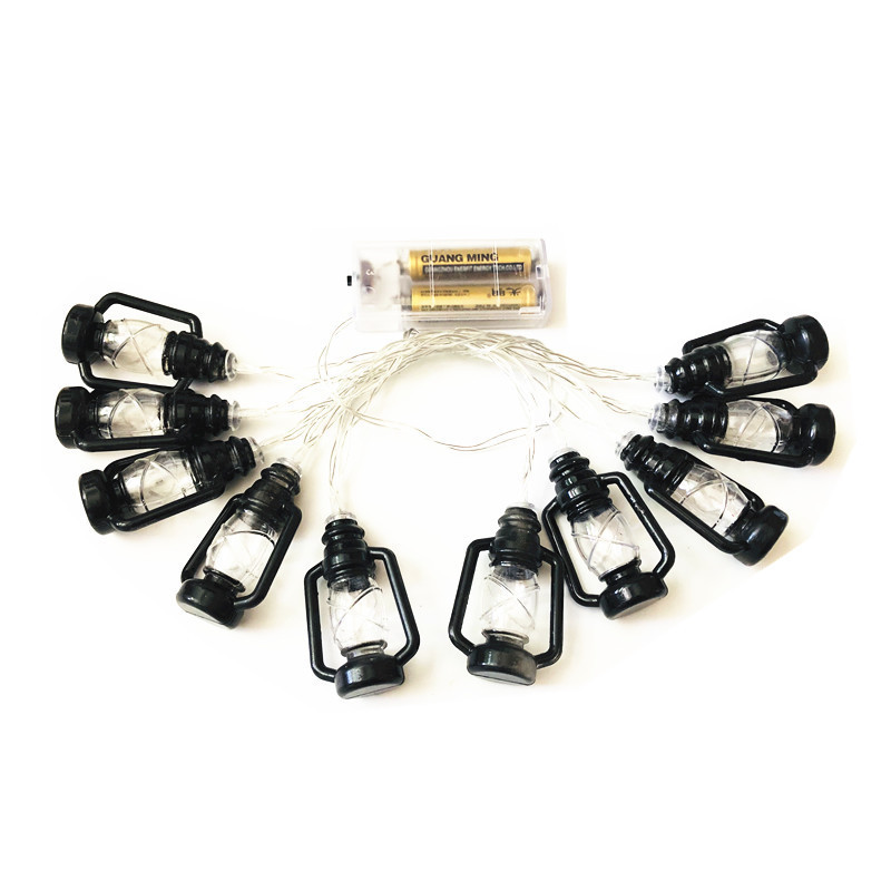 Usb/ Battery Kerosene Lamp String Light