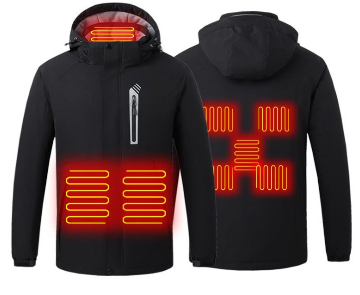 Traje de calefacción con 10000 ma powerbank