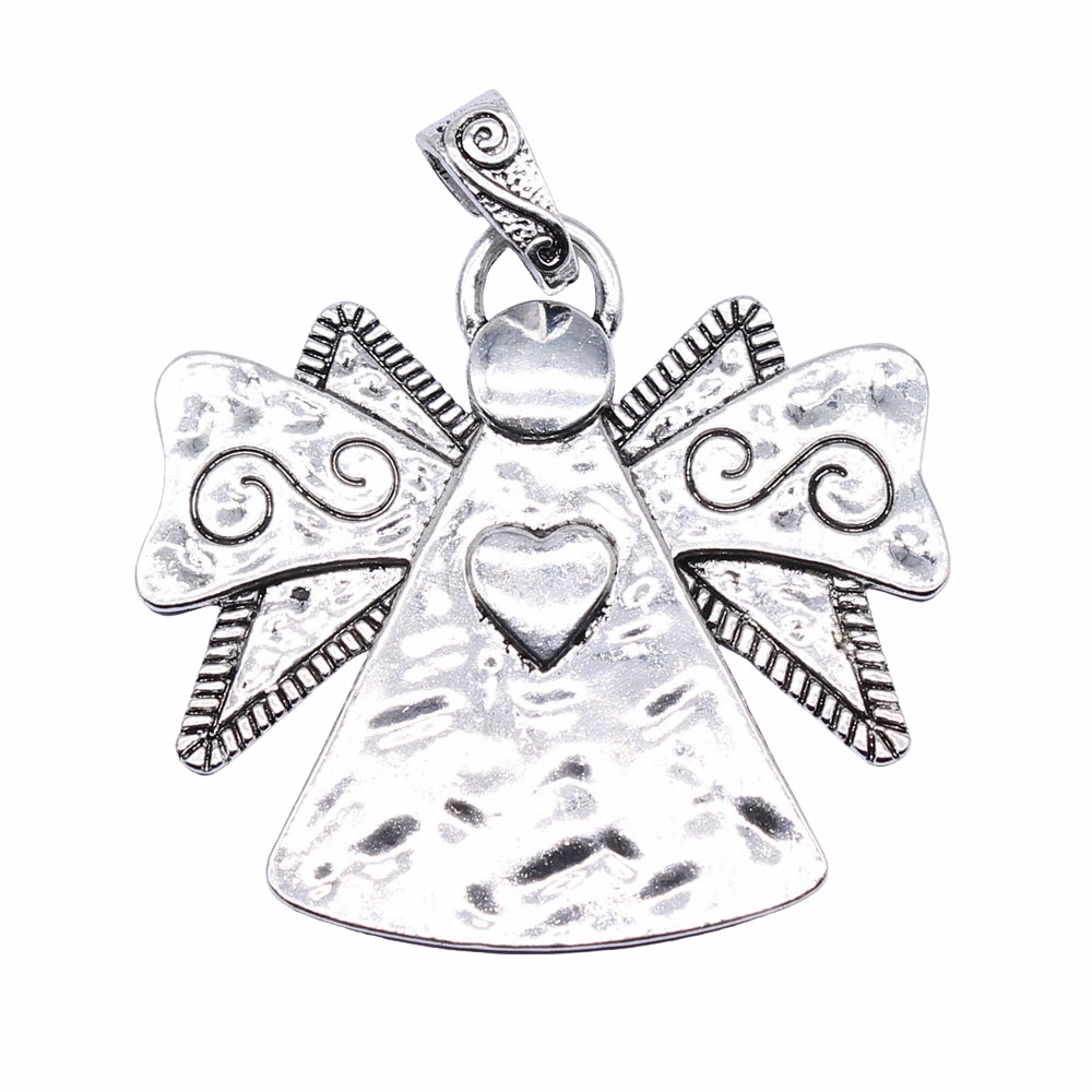 Amour coeur ange pendentif