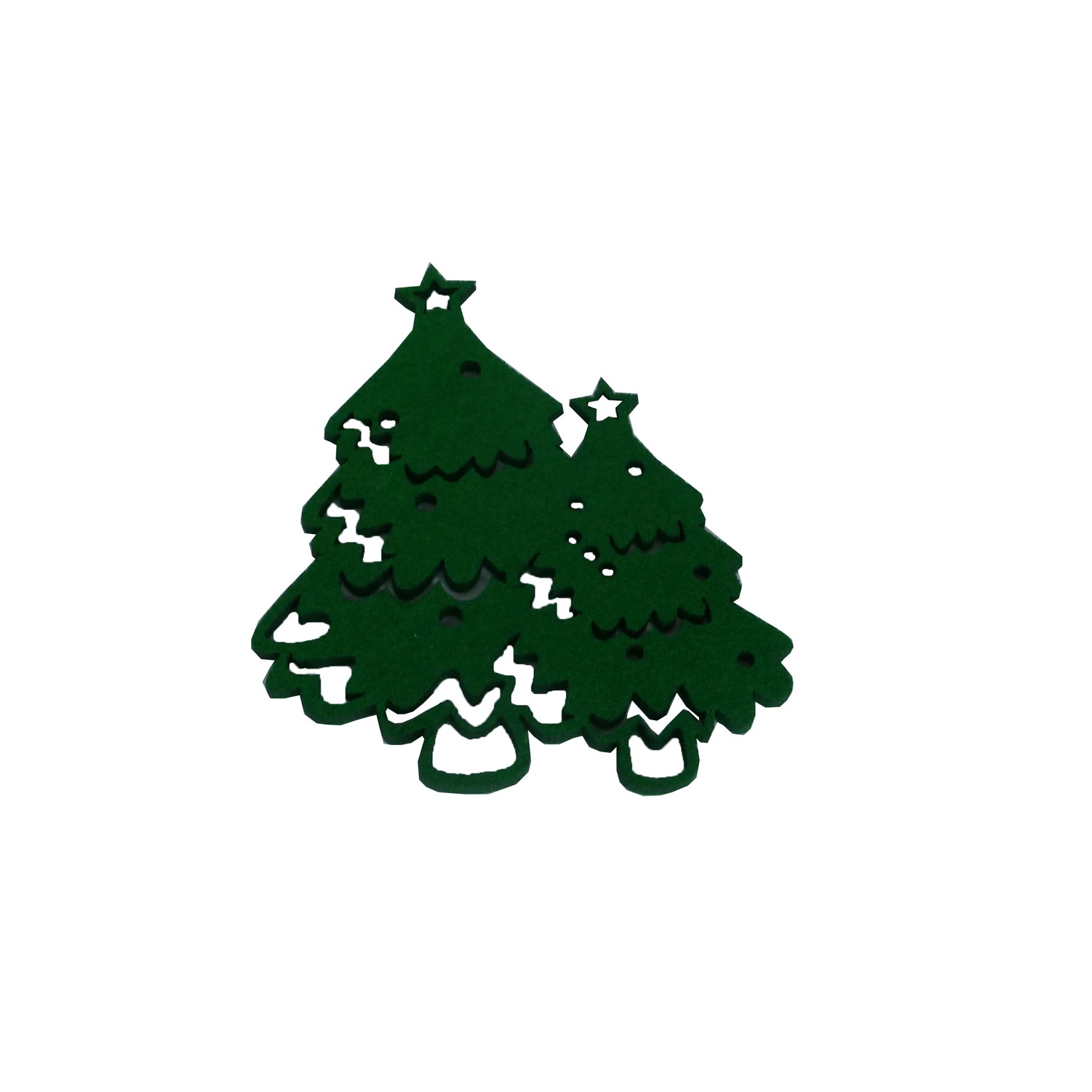 Artisanat feutre bases sapin de noël