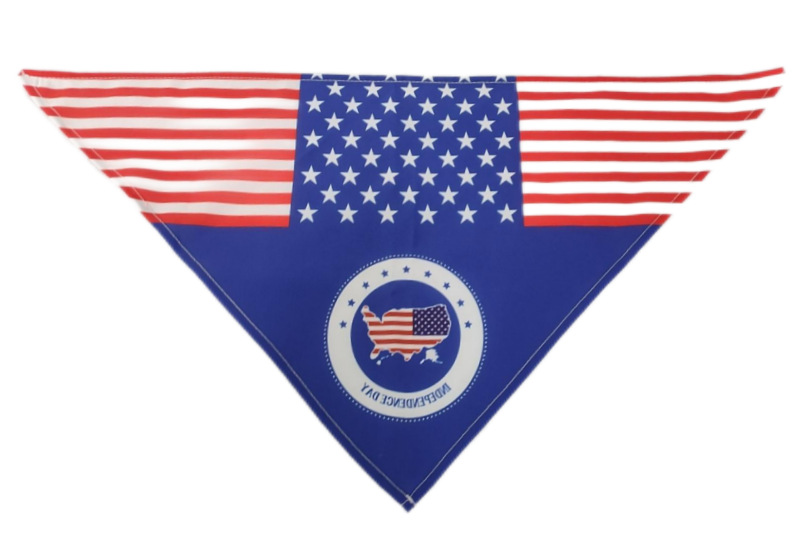 Bandana de chien imprimé en coton