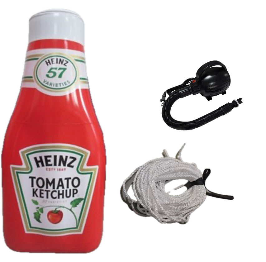 Pantalla de botella inflable