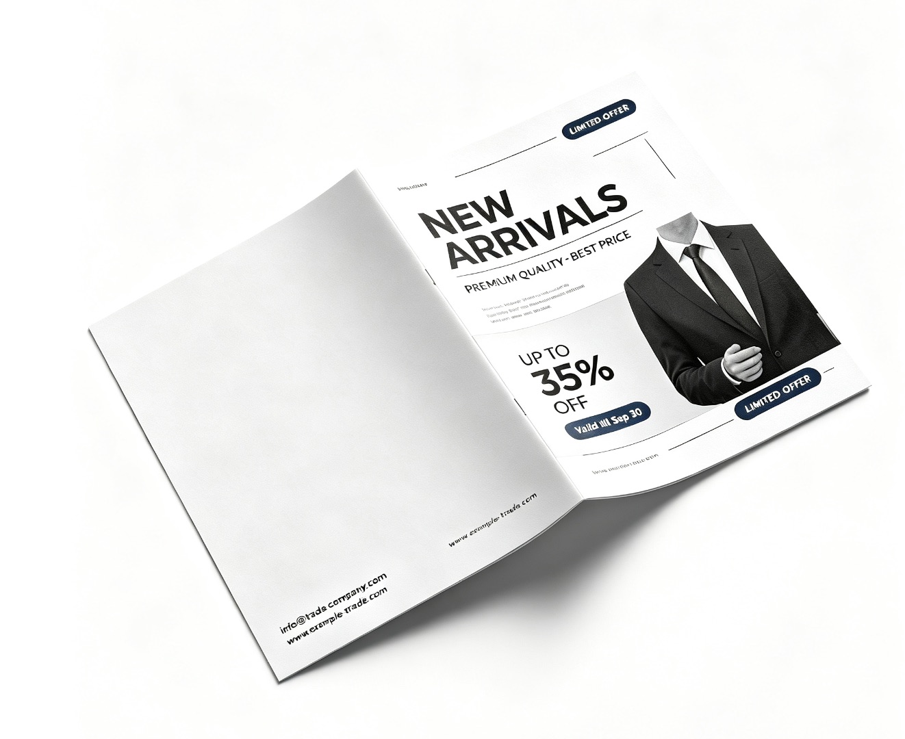 Brochure pliée