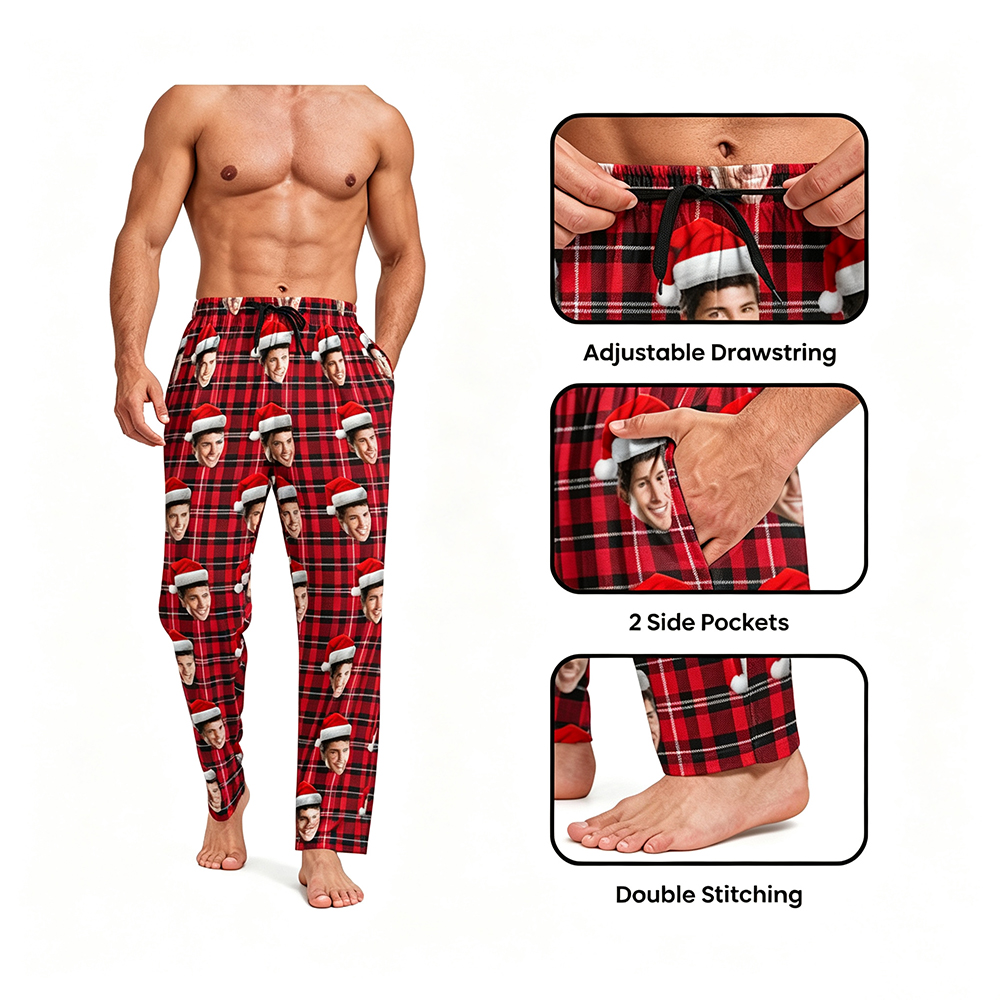 Full Size Print Lounge & Sleep Pants For Men