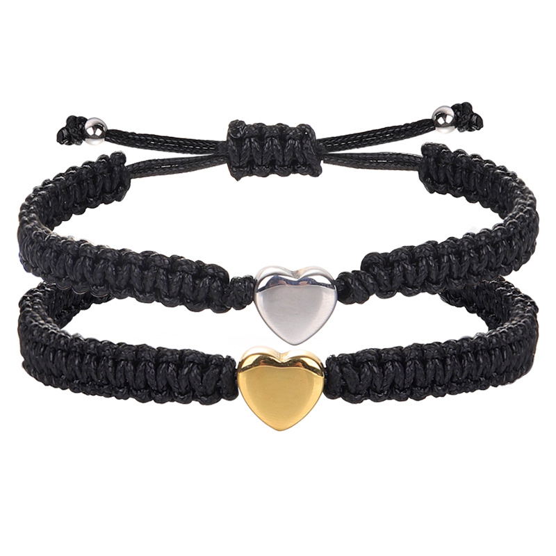 Bracelets de coeur colorés