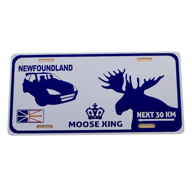 Plaque d'immatriculation pvc