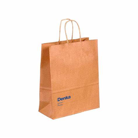 Large Shopping Bags Brown