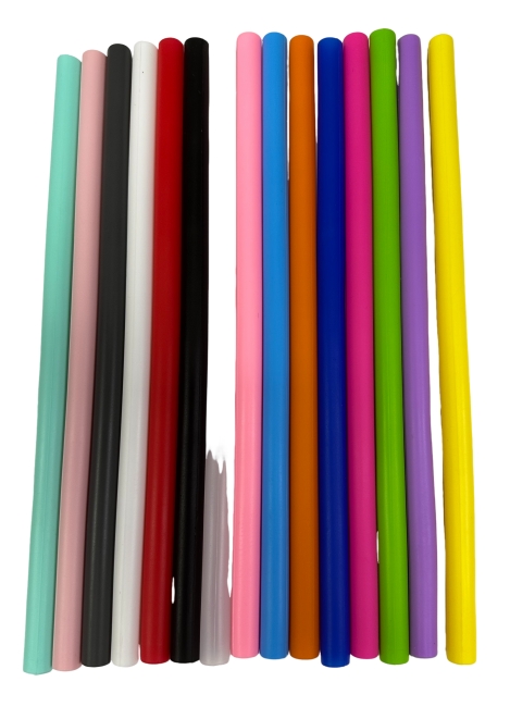 Pailles de silicone personnalisées