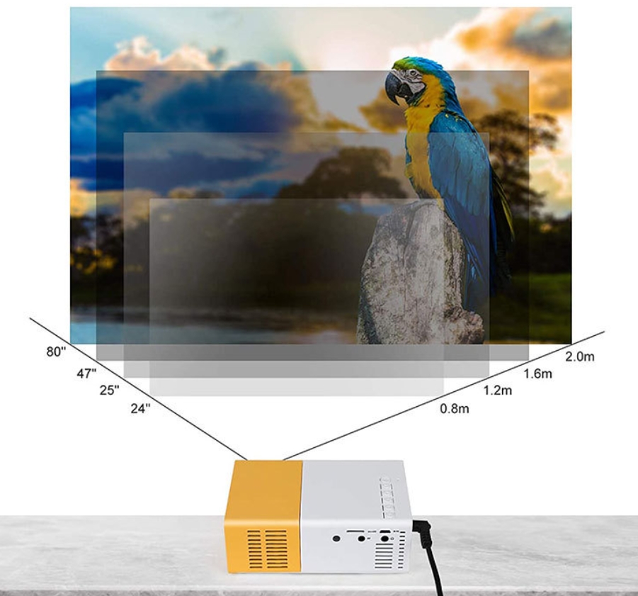 Mini Wired Projector view 9
